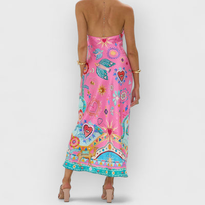 Chain Strap Maxi Dress