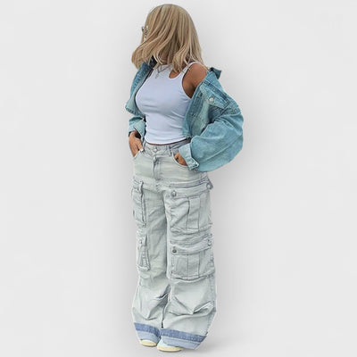 High-Waist Street Denim