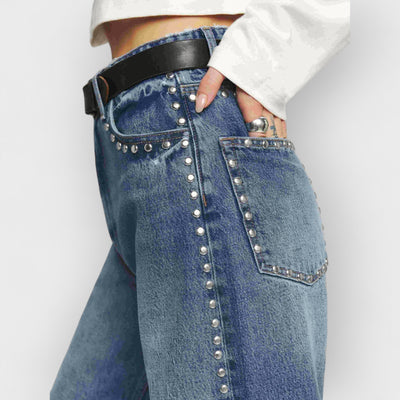 Abbie Wide Mid-Waisted Jeans