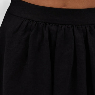 Edna Black Midi Skirt Set