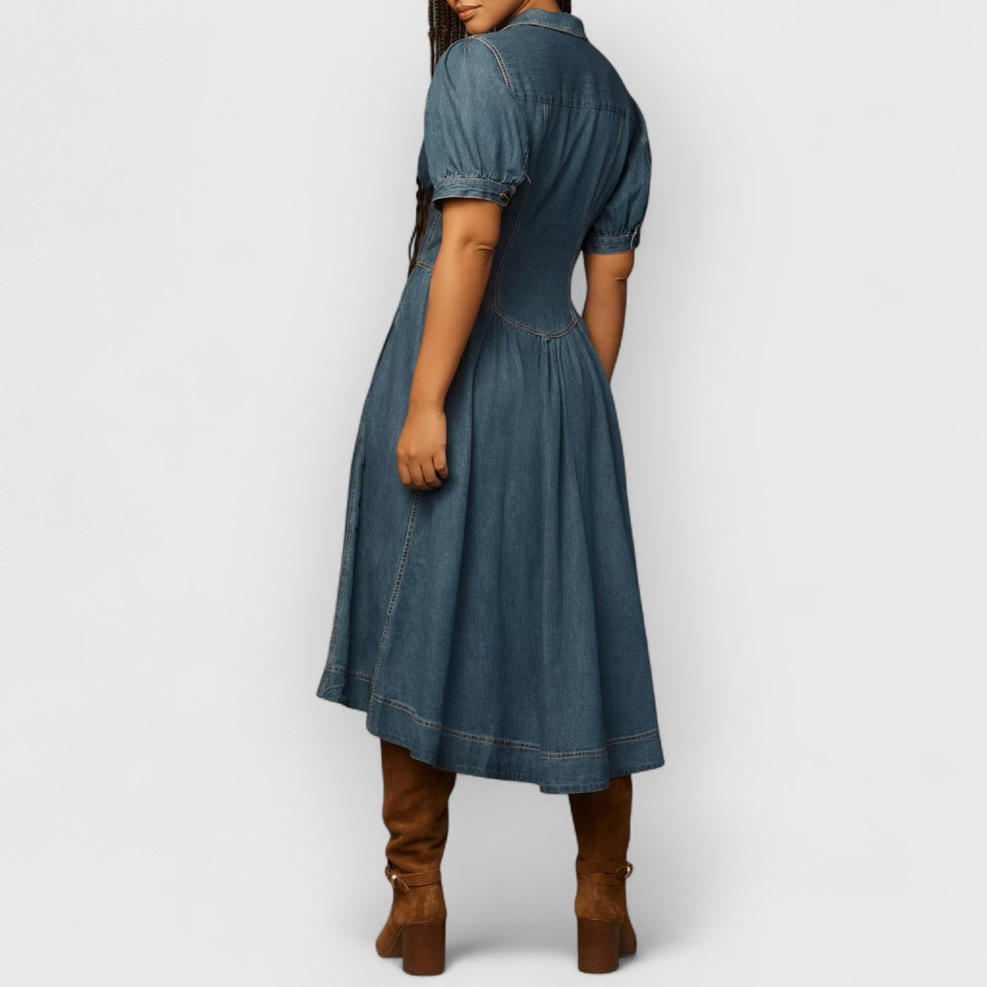 Perrus Jeans Midi Dress