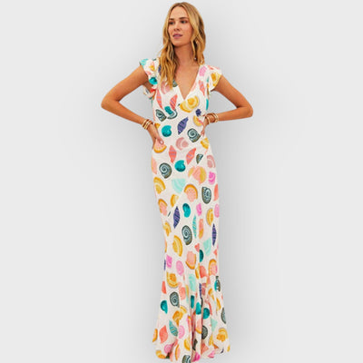 Elodie Dress Coastal Jewel