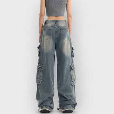 Chic Vintage Denim Pants