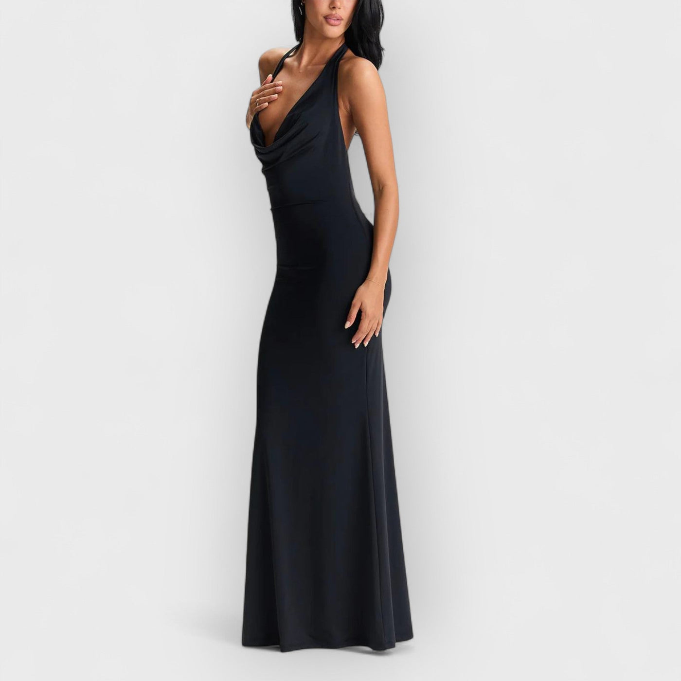 Harper Pearl Chains Maxi Dress