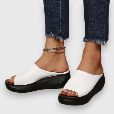 Amelie - Soft Faux Leather Sandal