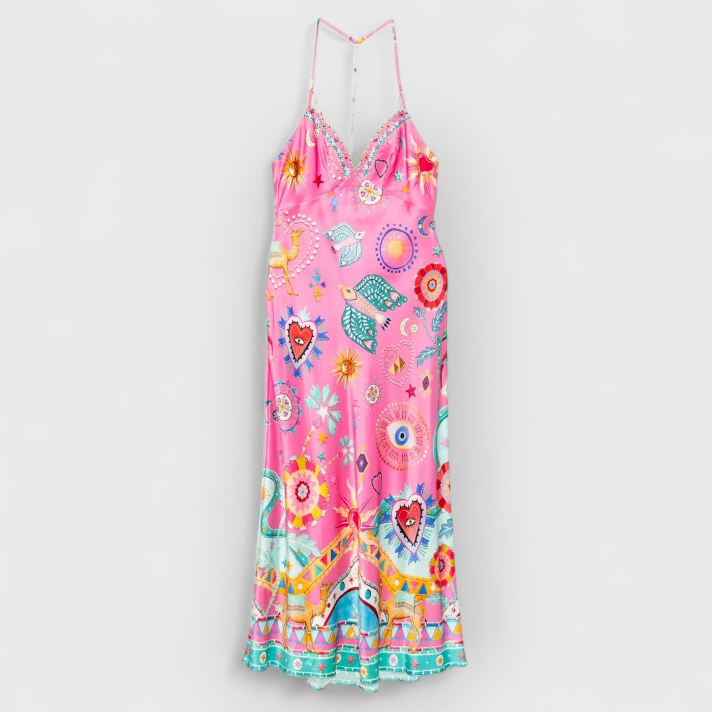 Chain Strap Maxi Dress