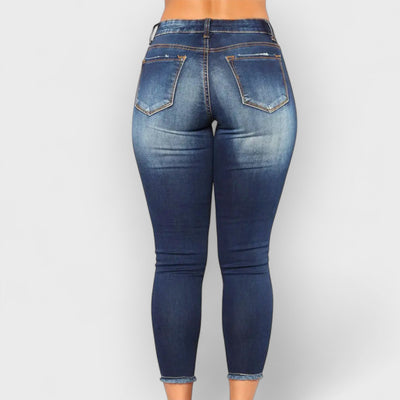 High-Waisted Stretch Skinny Jeans