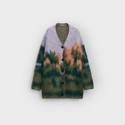 Landscape Knit Coat