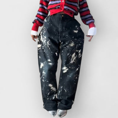 Splash Art Work Jeans