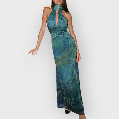 Monet maxi Dress - Irises