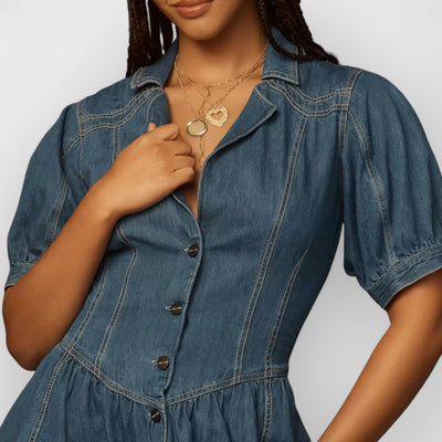 Perrus Jeans Midi Dress