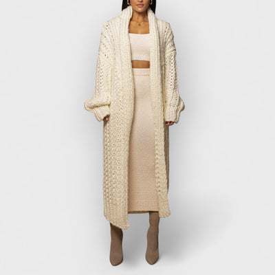 Ivory Hold Me Close Shawl Collar Cardigan