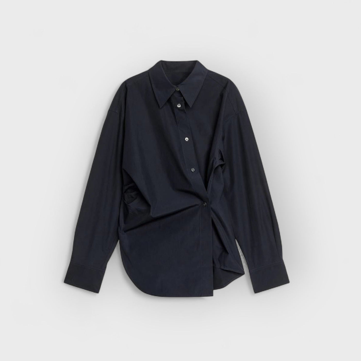 Asymmetric Wrap Shirt