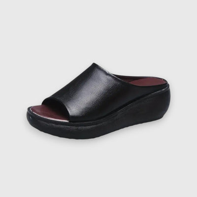 Amelie - Soft Faux Leather Sandal