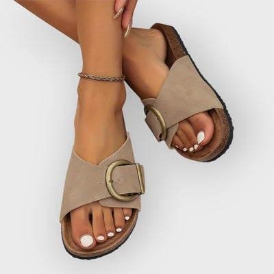 Eden Women's Cork Slide Sandals