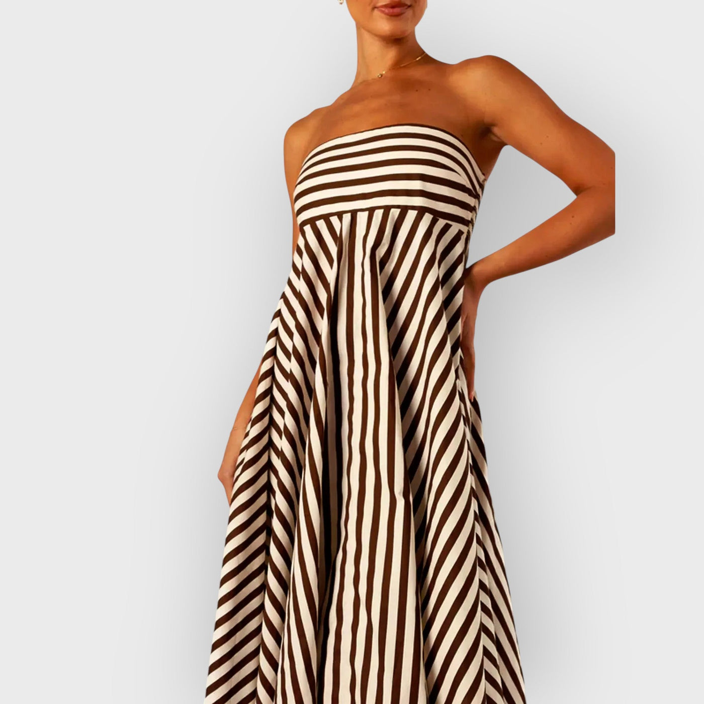 Nocturnal Charm Ruched Maxi Dress