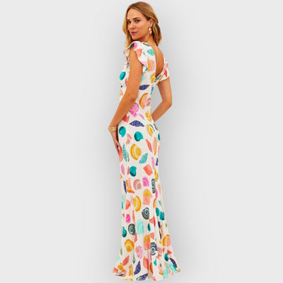 Elodie Dress Coastal Jewel