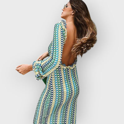 Maxi Dress Holiday Beach- Yellow