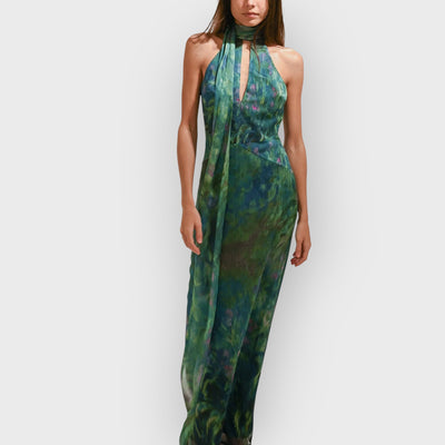 Monet maxi Dress - Irises