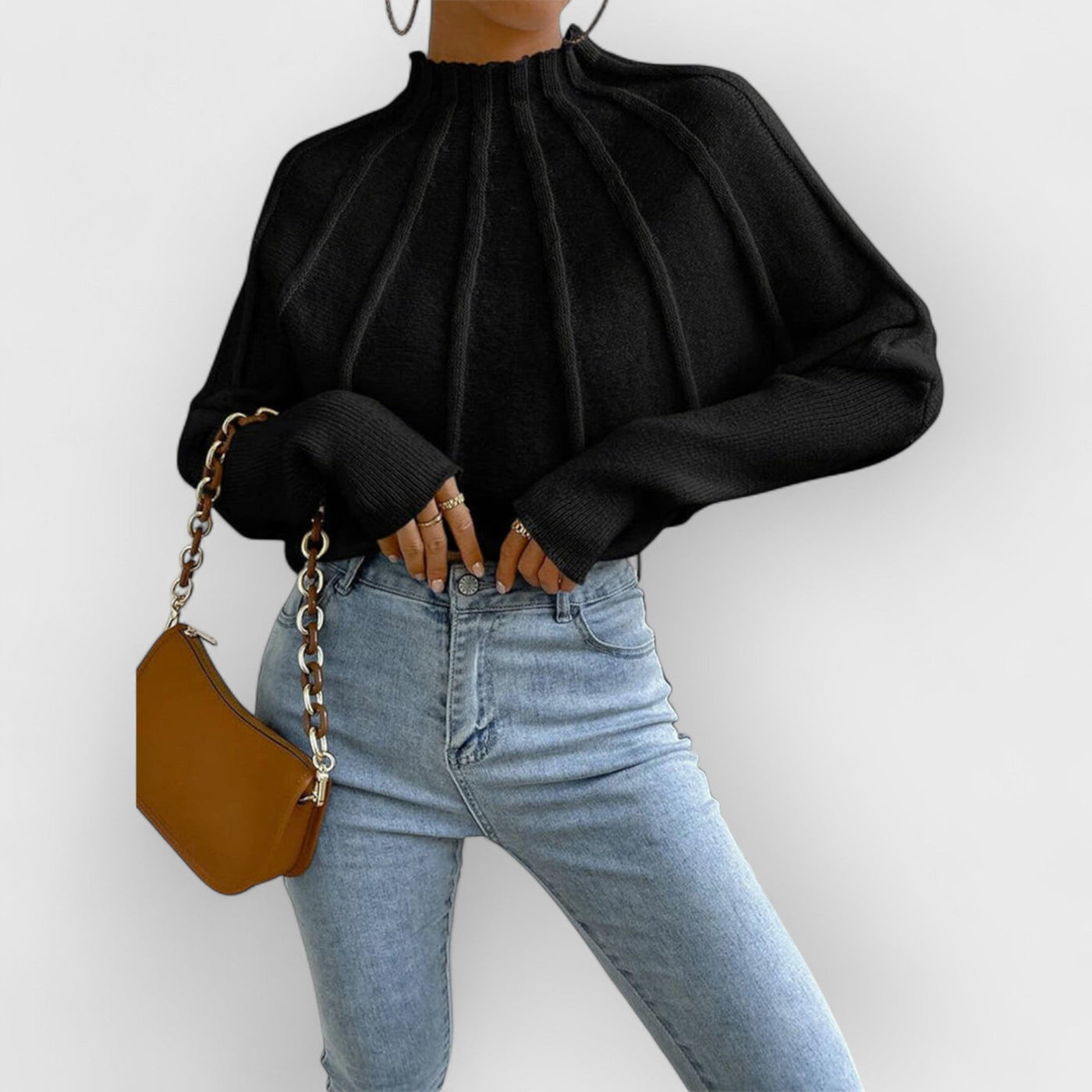 Simple Dolman Sleeve Sweater