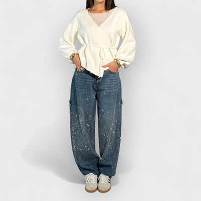 Balloon Carpenter Shine Denim Jeans
