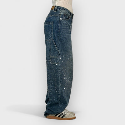 Balloon Carpenter Shine Denim Jeans