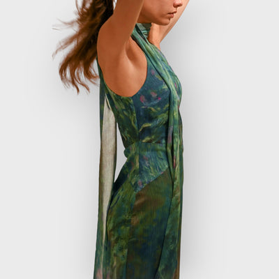 Monet maxi Dress - Irises