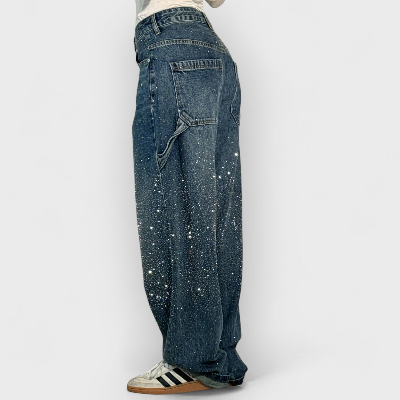 Balloon Carpenter Shine Denim Jeans
