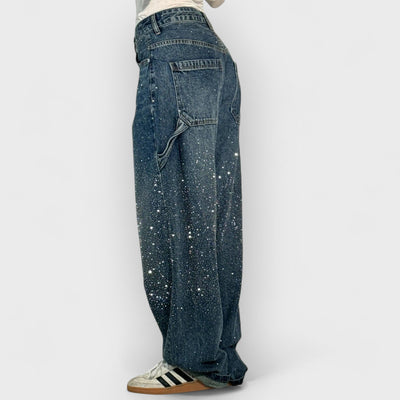 Balloon Carpenter Shine Denim Jeans