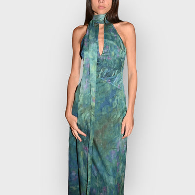 Monet maxi Dress - Irises