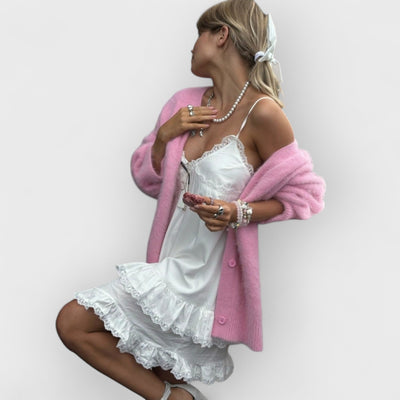 Vegan Knit Long Sleeve Cardigan