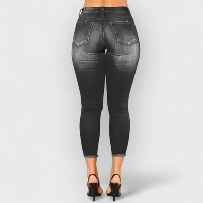 High-Waisted Stretch Skinny Jeans