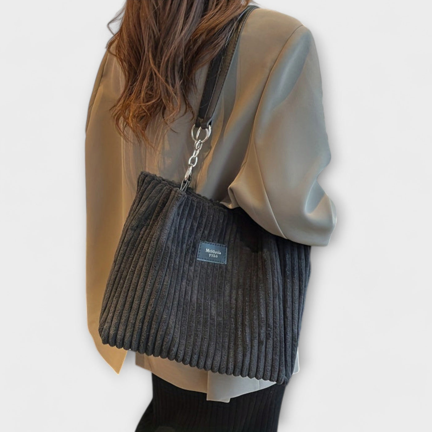 Mira Corduroy Shoulder Bag for Everyday Elegance