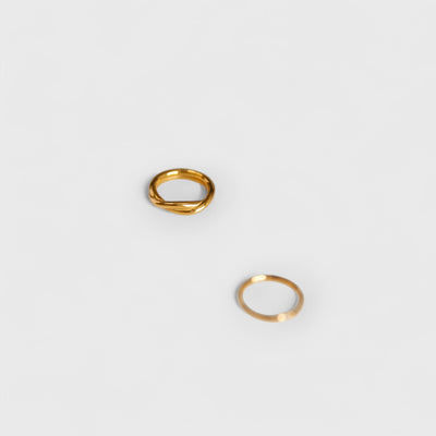 18K Gold Plated Dusk Is Mine Ring