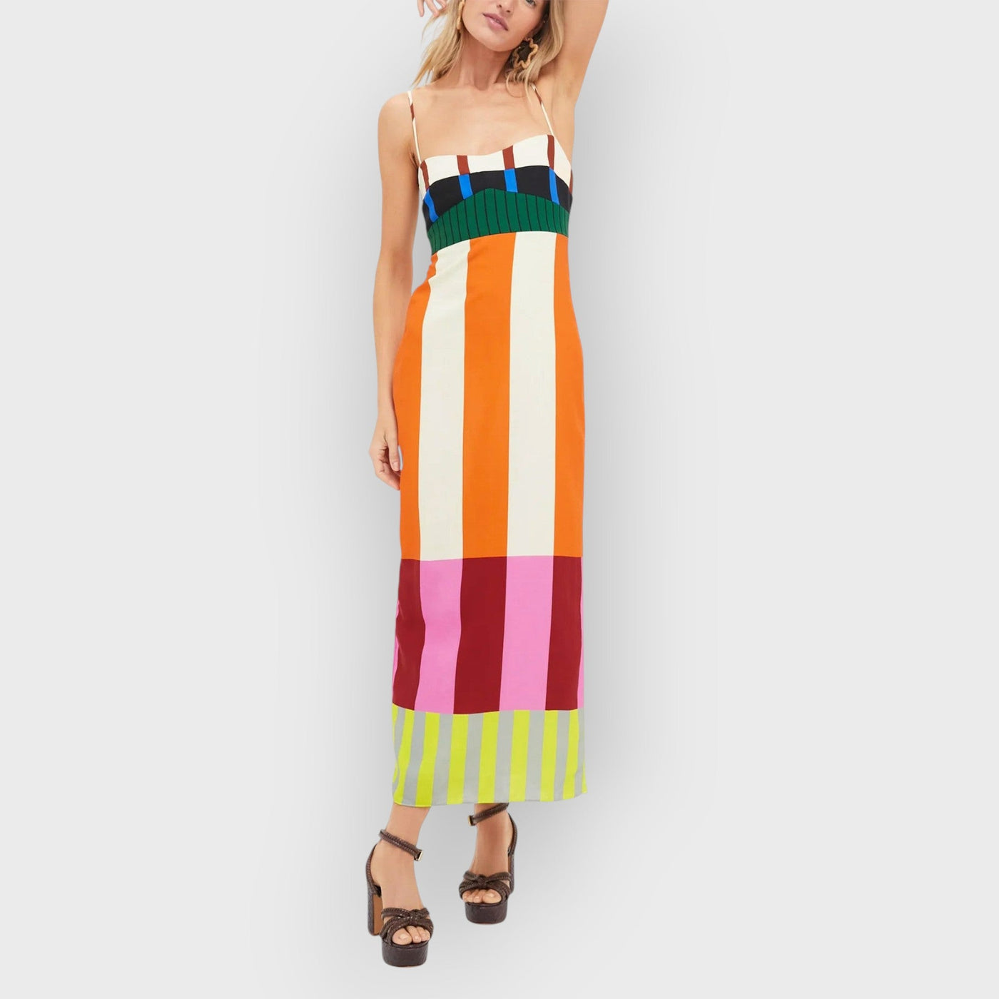 Bengal Multi Paloma Maxi Dress