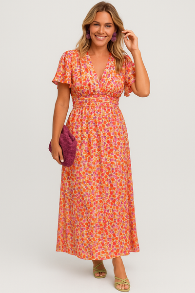 Pauline - Long Floral Dress