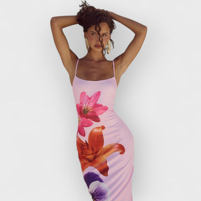 DEIA Midi Dress - Multi Flower