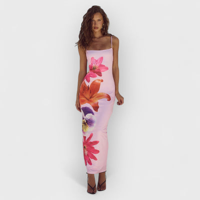 DEIA Midi Dress - Multi Flower