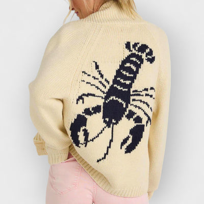 Fun Lobster Cardigan Sweater Jacket