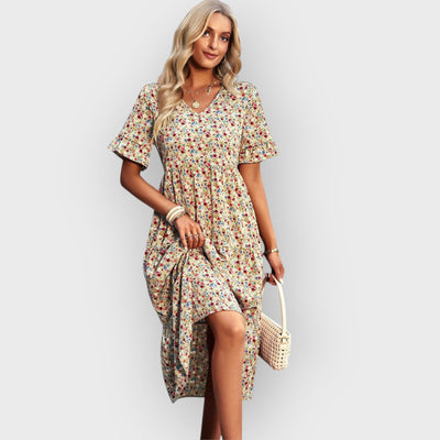 Emery Floral Summer Midi Dress