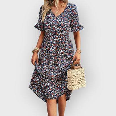 Emery Floral Summer Midi Dress