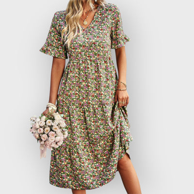 Emery Floral Summer Midi Dress