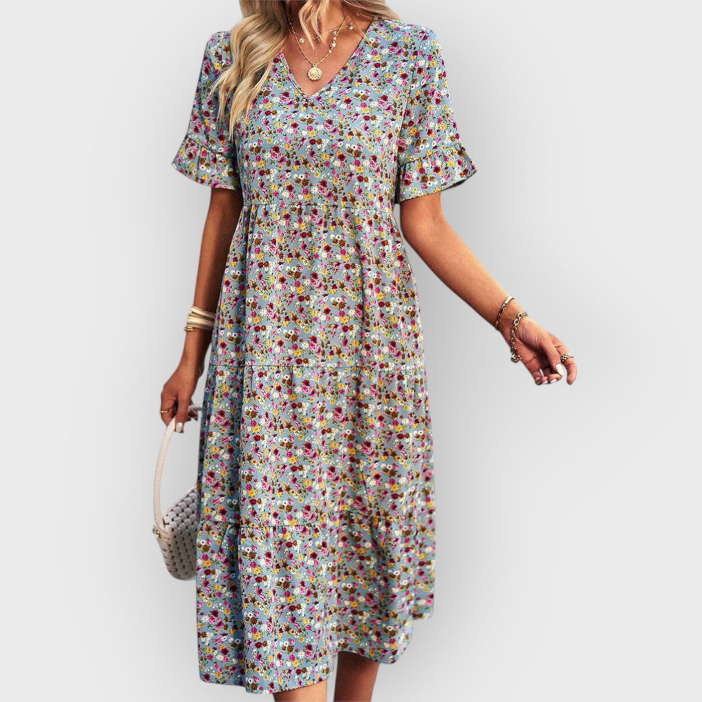 Emery Floral Summer Midi Dress