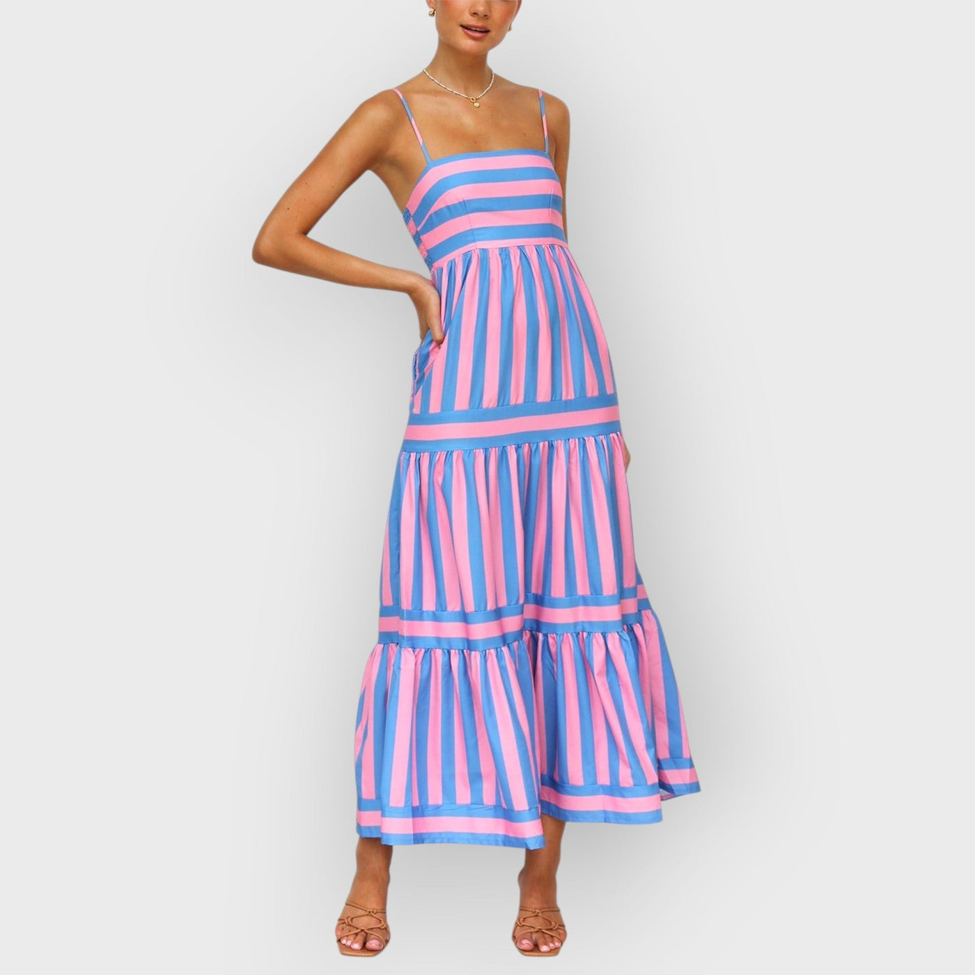 Laina Dress PINK/BLUE
