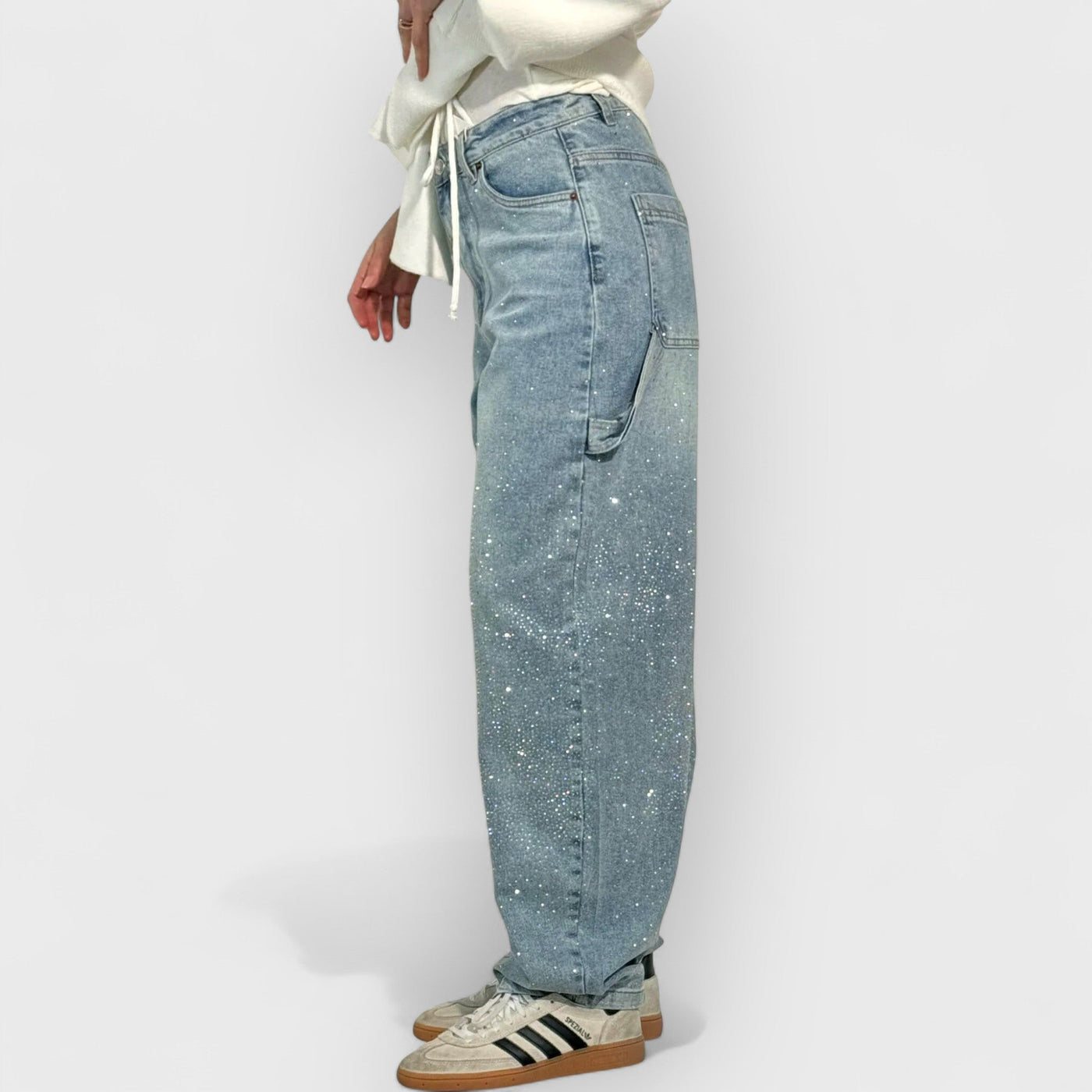 Balloon Carpenter Shine Denim Jeans