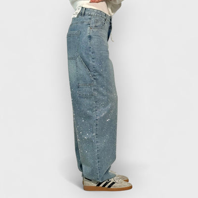 Balloon Carpenter Shine Denim Jeans