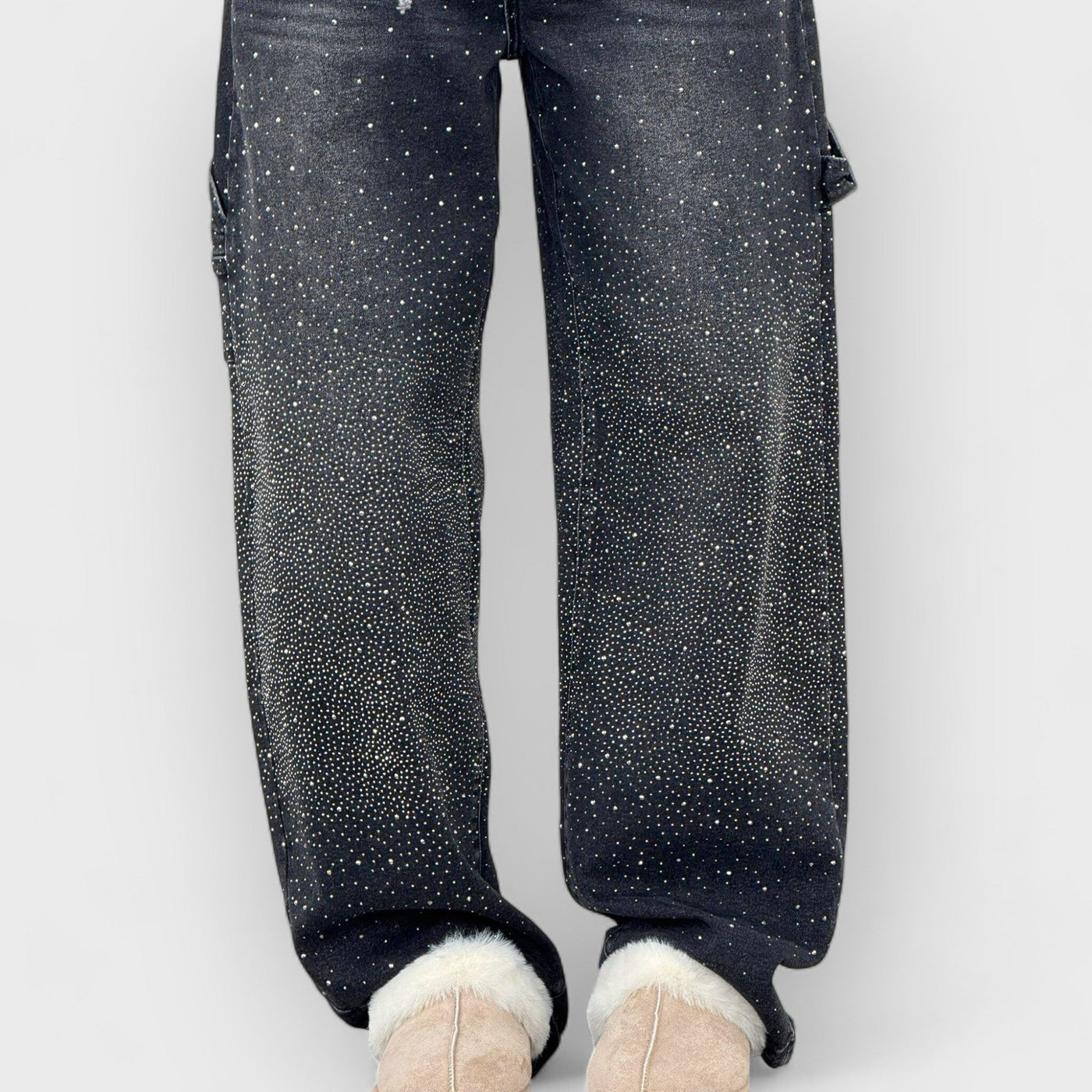 Balloon Carpenter Shine Denim Jeans