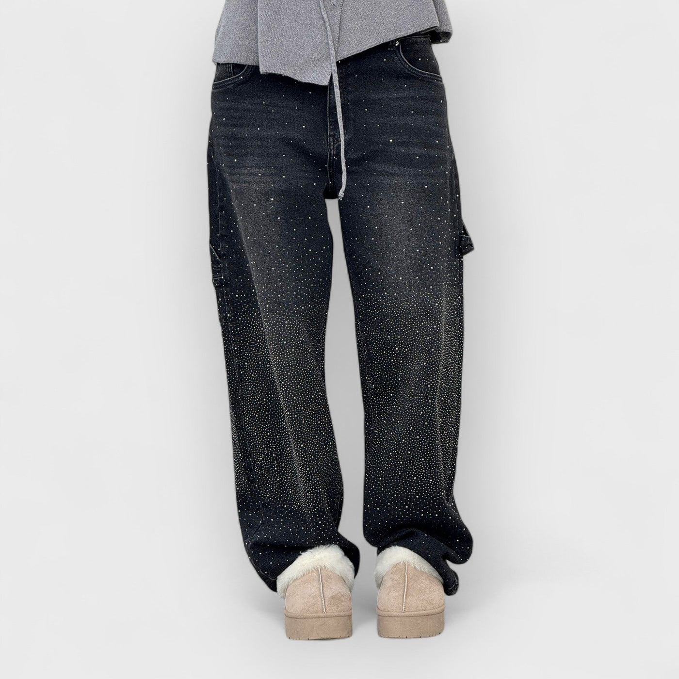 Balloon Carpenter Shine Denim Jeans
