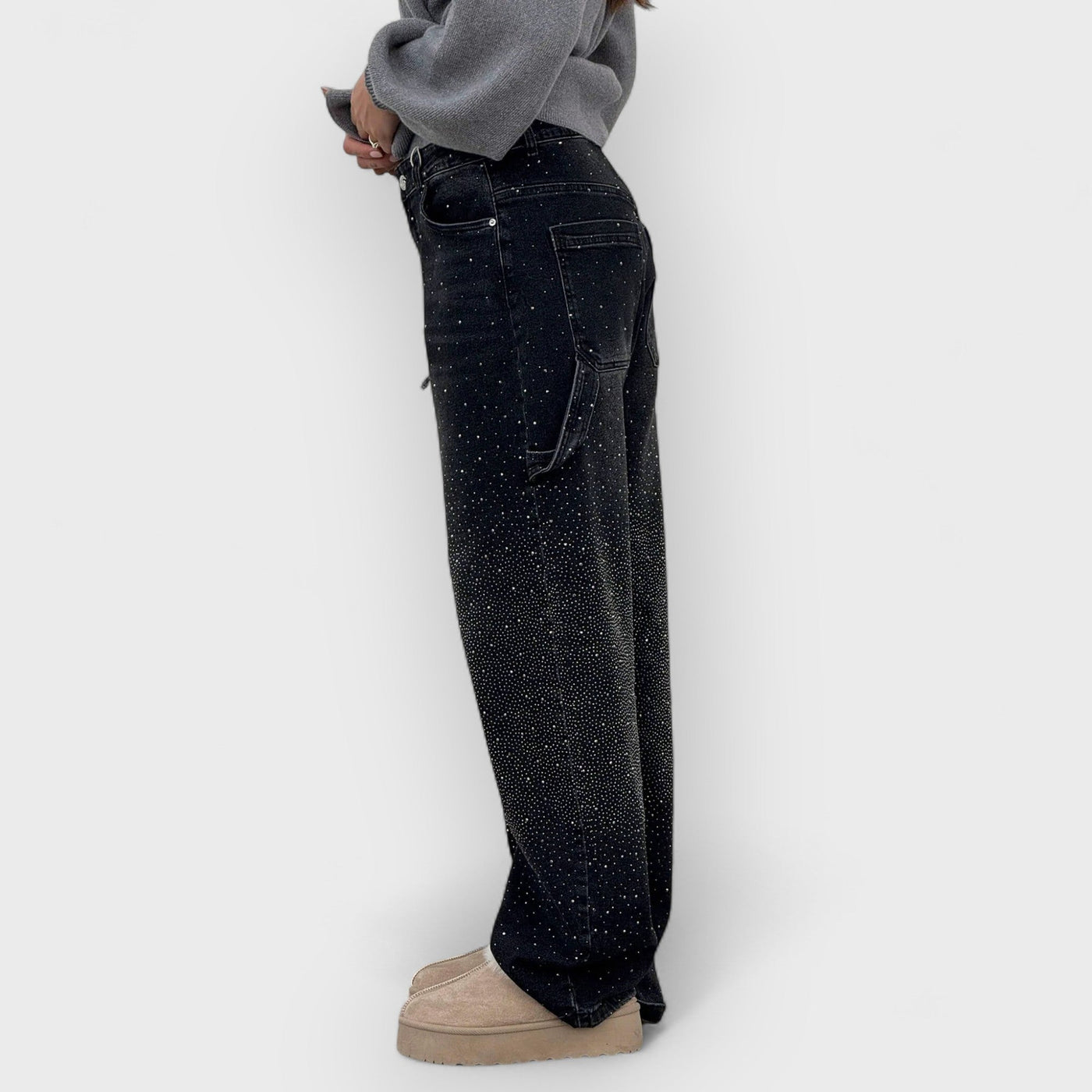 Balloon Carpenter Shine Denim Jeans