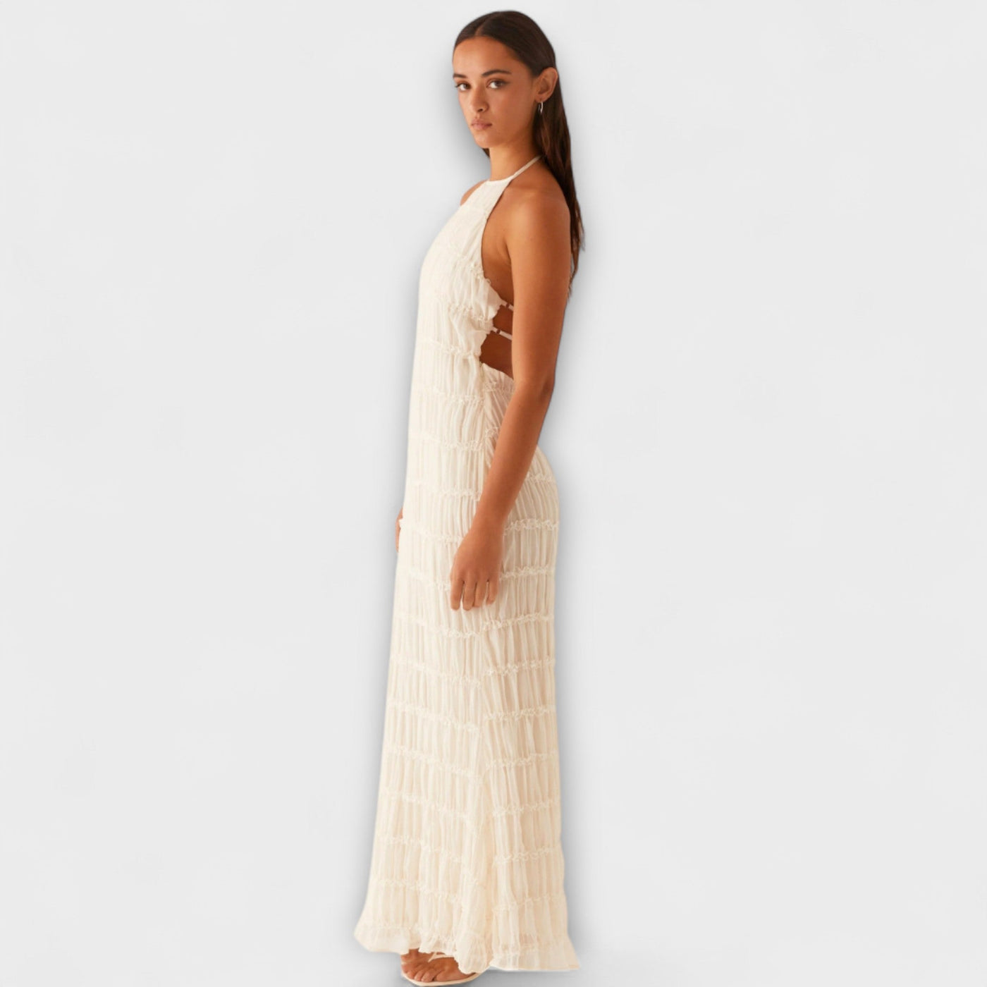Adeline - Halterneck Maxi Dress